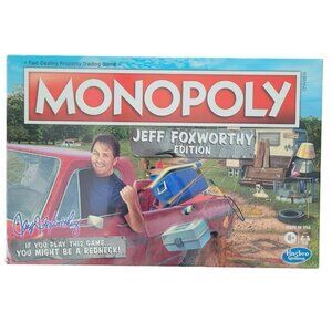 Jeff Foxworthy Edition Monopoly Board Game Redneck 2020 New! Sealed Hasbro